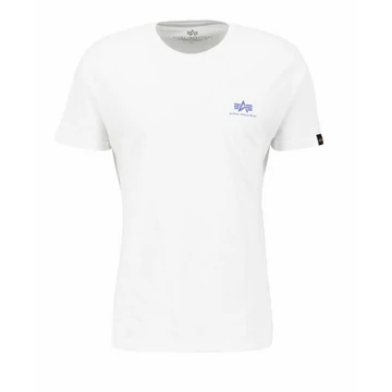 Basic T Small Logo - white/electric violet