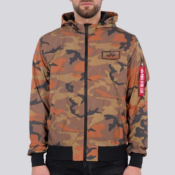 MA-1 LW Hooded Reflective Camo - orange camo