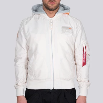 MA-1 TT Hood Custom - jet stream white