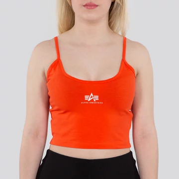 Basic Crop-Top SL Woman - atomic red