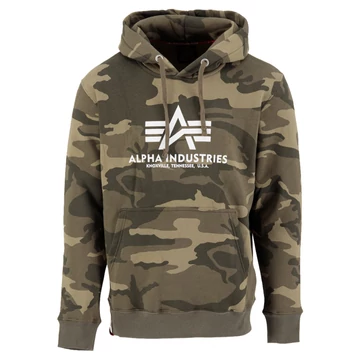 Basic Hoody Camo - olive camo