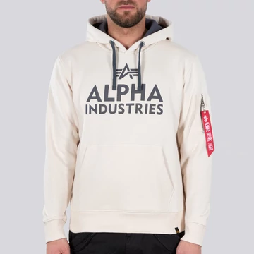 Foam Print Hoody - jet stream white