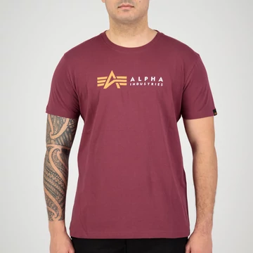 Alpha Label T - burgundy