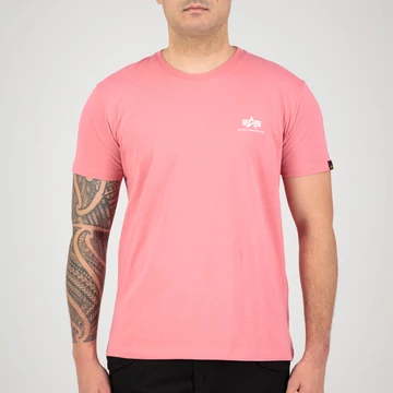 Basic T Small Logo - coral red