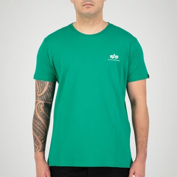 Basic T Small Logo - jungle green