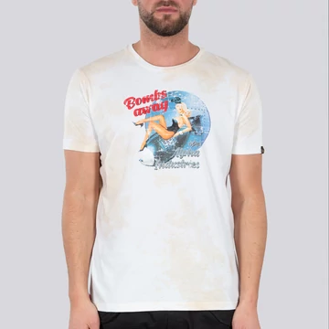 Nose Art T-shirt - vintage white