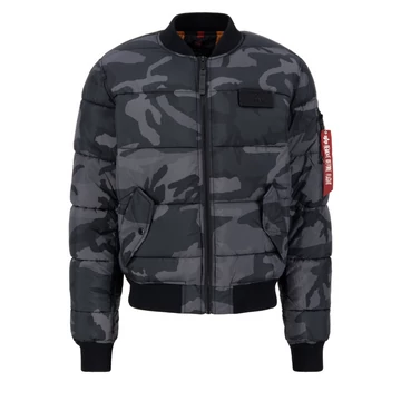MA-1 Puffer Bomber Camo - black camo