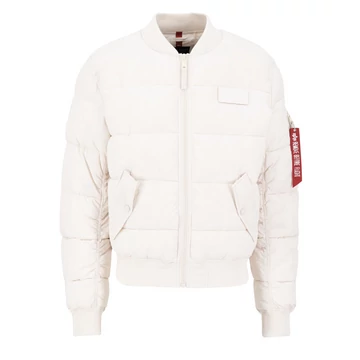 MA-1 Puffer Bomber - jet stream white