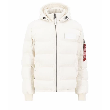 Puffer Cord - jet stream white