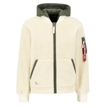 Teddy Nylon ZH Jacket - off white