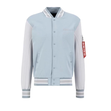 Varsity Sweat Jacket ML - greyblue