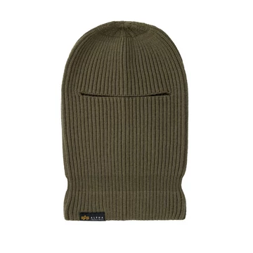 Label Balaclava - dark olive