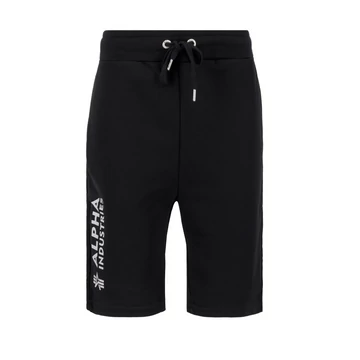 Basic Short AI Foil Print - black/metalsilver
