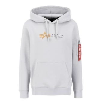 Alpha Label Hoody - pastel grey