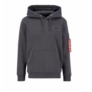 Back Print Hoody - vintage grey