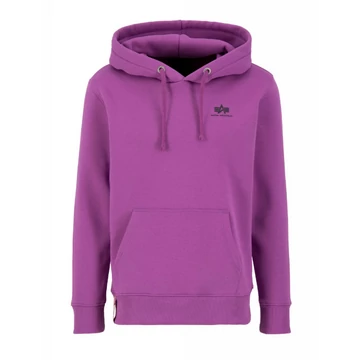 Basic Hoody Small Logo - dark magenta