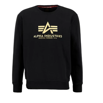 Basic Sweater Carbon - black/gold