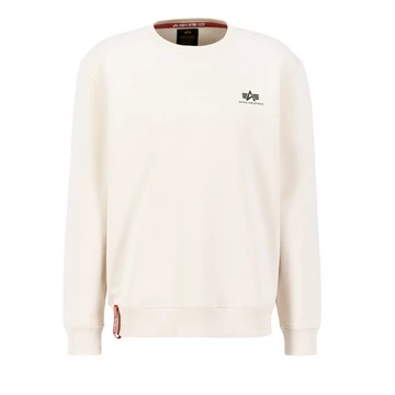 Basic Sweater Small Logo - jet stream white
