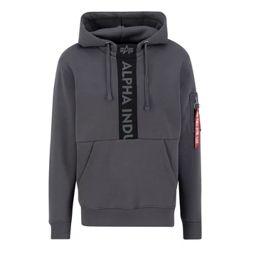 Front Print Hoody - vintage grey