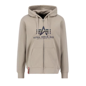 Basic Zip Hoody Rainbow Reflective - vintage sand