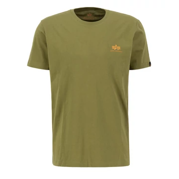 Basic T Small Logo - moss green