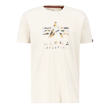 Camo PP T - jet stream white