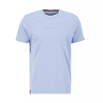 Double Layer T - light blue