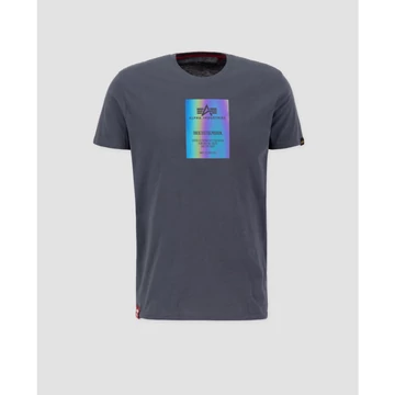 Rainbow Reflective Label T - greyblack