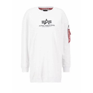Basic Long Sweater OS Woman - white