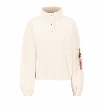 EMB HC OS Sweater Woman - jet stream white