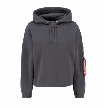 X-Fit Label OS Hoody Woman - vintage grey