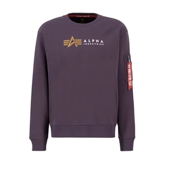 Alpha Label Sweater - plum