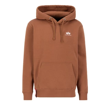 Basic Hoody Small Logo - hazel brown