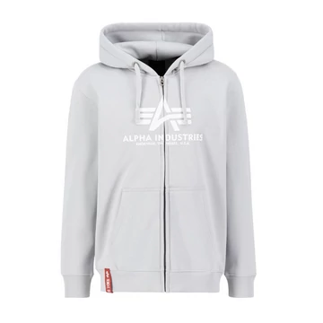 Basic Zip Hoody PP - pastel grey