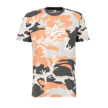 Basic T Camo - orange grey camo