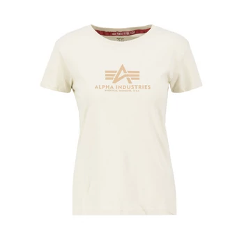New Basic T Woman - vintage white/gold