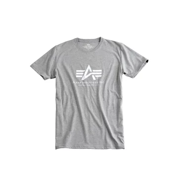Basic T - greyheather/white