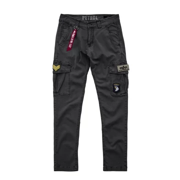 Petrol Patch Pant - greyblack