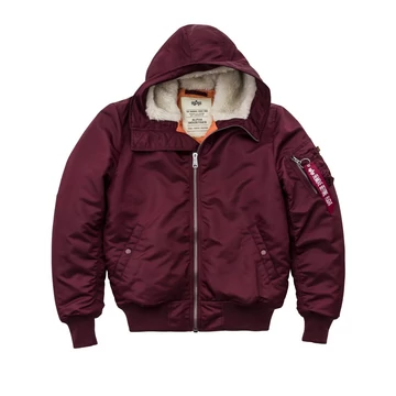 MA-1 Hooded - burgundy