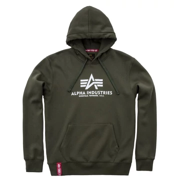 Basic Hoody - dark green
