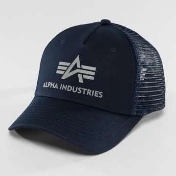 Basic Trucker Cap - replica blue