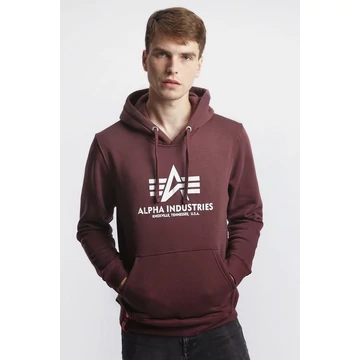 Basic Hoody - deep maroon