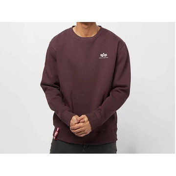 Basic Sweater Small Logo - deep maroon