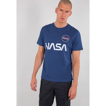NASA Reflective T - nasa blue