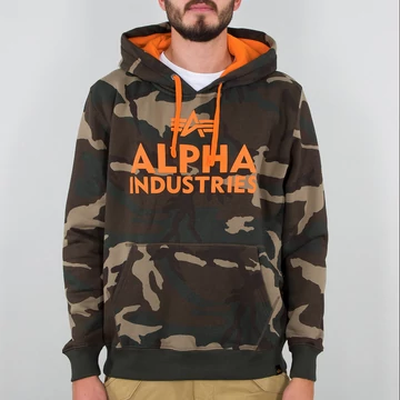Foam Print Hoody Camo - woodcamo65