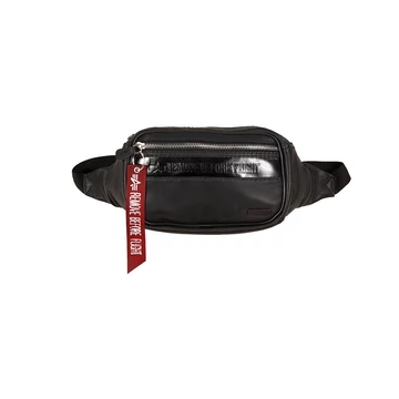RBF Leather Waist Bag - black