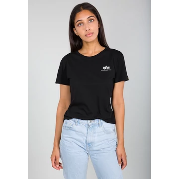 Basic T Small Logo Woman - black