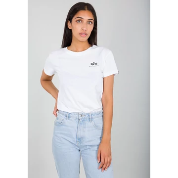 Basic T Small Logo Woman - white