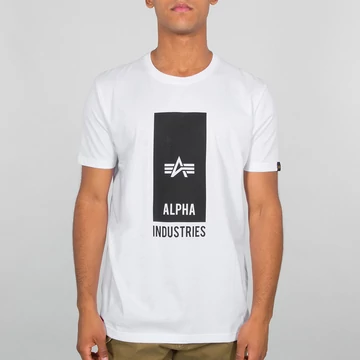 Block Logo T - white