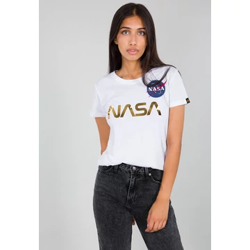 NASA PM T Woman - white/gold